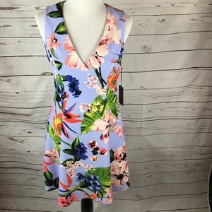 NWT Vince Camuto Floral Racerback Dress Size 8